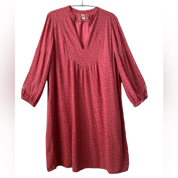 GAP Floral 3/4Th Sleeves Medium Mini Dress - Picture 1 of 8